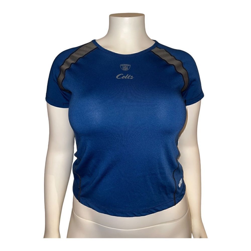 Reebok NFL Indianapolis Colts Womens Blue Speedwick T-Shirt Extra Large EUC